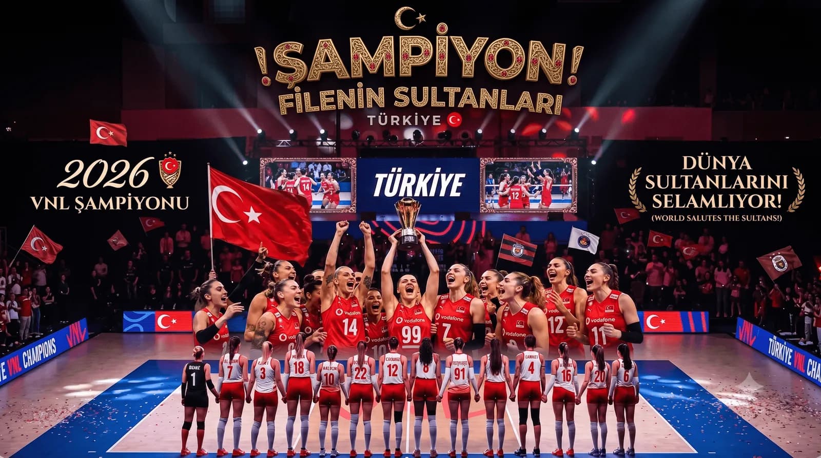 Filenin Sultanları Tarih Yazdı: 2026 FIVB Milletler Ligi Şampiyonu Türkiye!