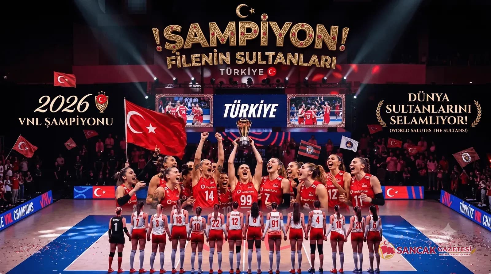 Filenin Sultanları Tarih Yazdı: 2026 FIVB Milletler Ligi Şampiyonu Türkiye!