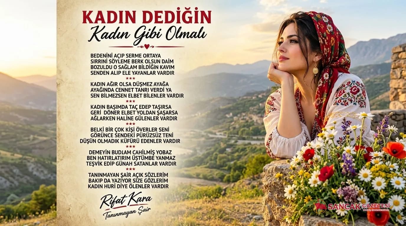 Hataylı Şair Rıfat Kara’dan Anlamlı Mısralar: "Kadın Dediğin"