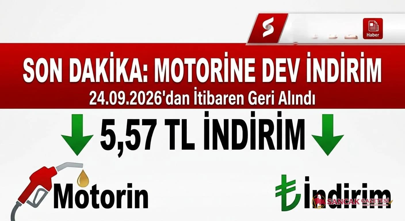 Motorine 5,57 TL Dev İndirim Geliyor!