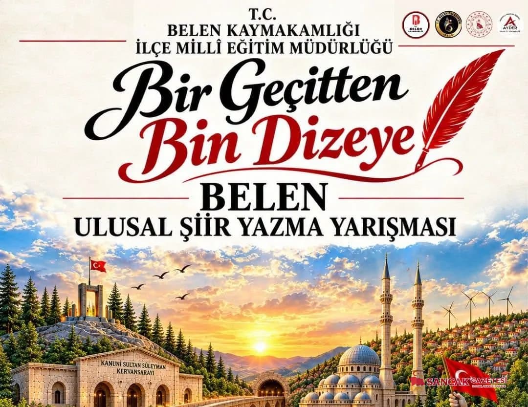 Belen’de Ulusal Şiir Yazma Yarışması Başladı: "Bir Geçitten Bin Dizeye: Belen"