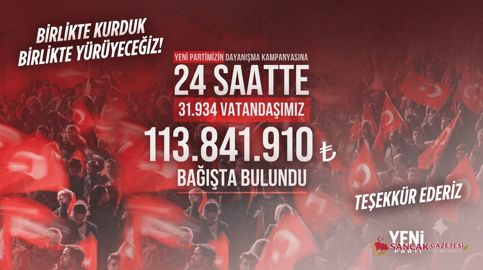 Hatay Milletvekili Servet Mullaoğlu’ndan YENİ Parti’nin Dayanışma Kampanyasına Teşekkür