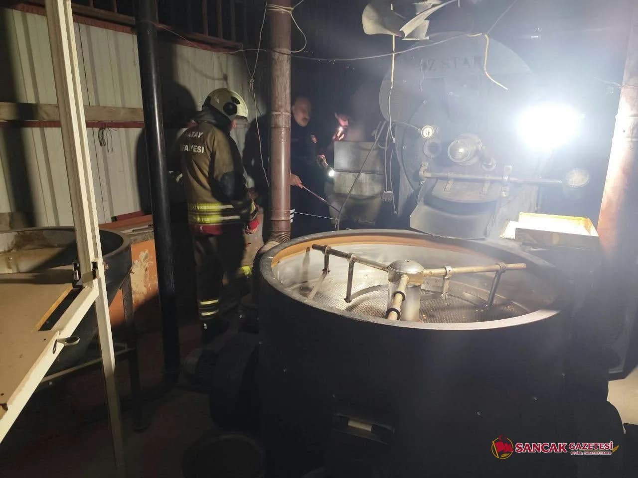 İskenderun Çay Mahallesi’nde İş Yeri Yangını