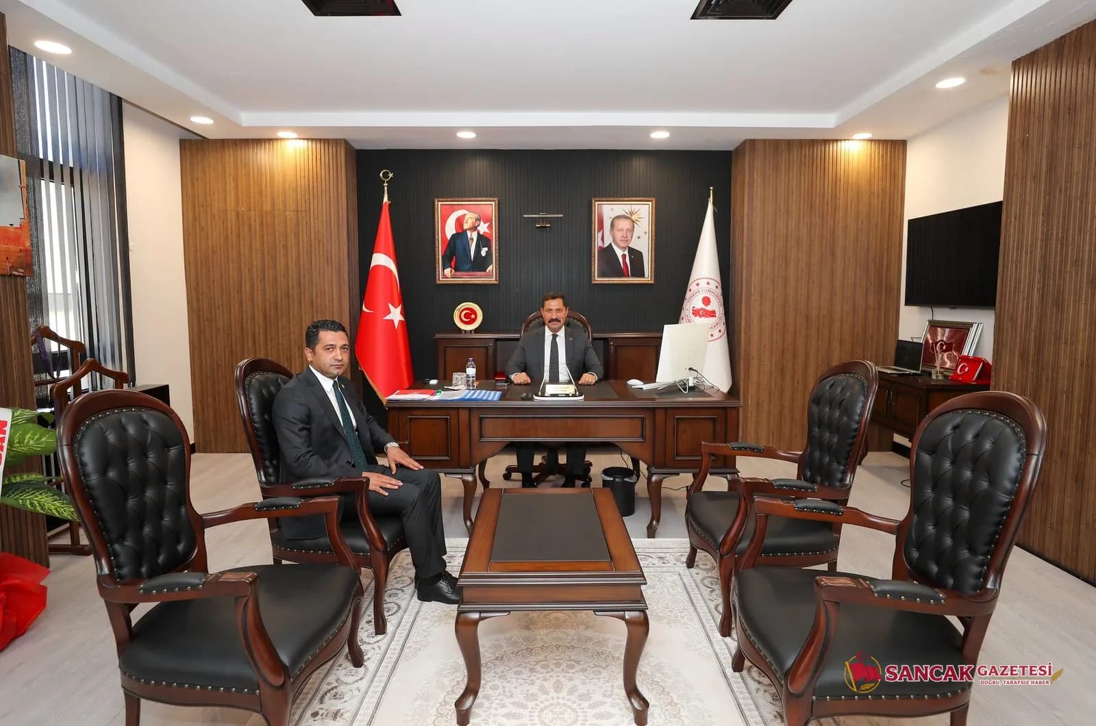 Vali Mustafa Masatlı’dan Kumlu Kaymakamı Yunus Polat’a Ziyaret